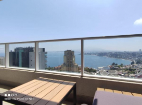 Cómodo departamento nuevo Costa de Montemar, Maravillosa vista